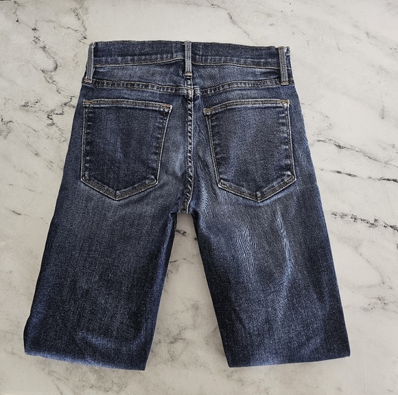 Frame Denim Le High Skinny Blue Jeans 25 Preowned - Picture 6 of 9